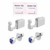 2Pcs Disposable Sterile Unit Ear Nose Stud Piercing Gun Piercer Tool Machine (4mm Sapphire) view 1