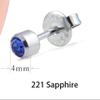 2Pcs Disposable Sterile Unit Ear Nose Stud Piercing Gun Piercer Tool Machine (4mm Sapphire) view 3