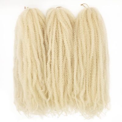 KGBFASS 3Packs Marley Braiding Hair 18Inch Afro Marley Hair For Twists Synthetic Kinky Braiding Hair Extensions (613)