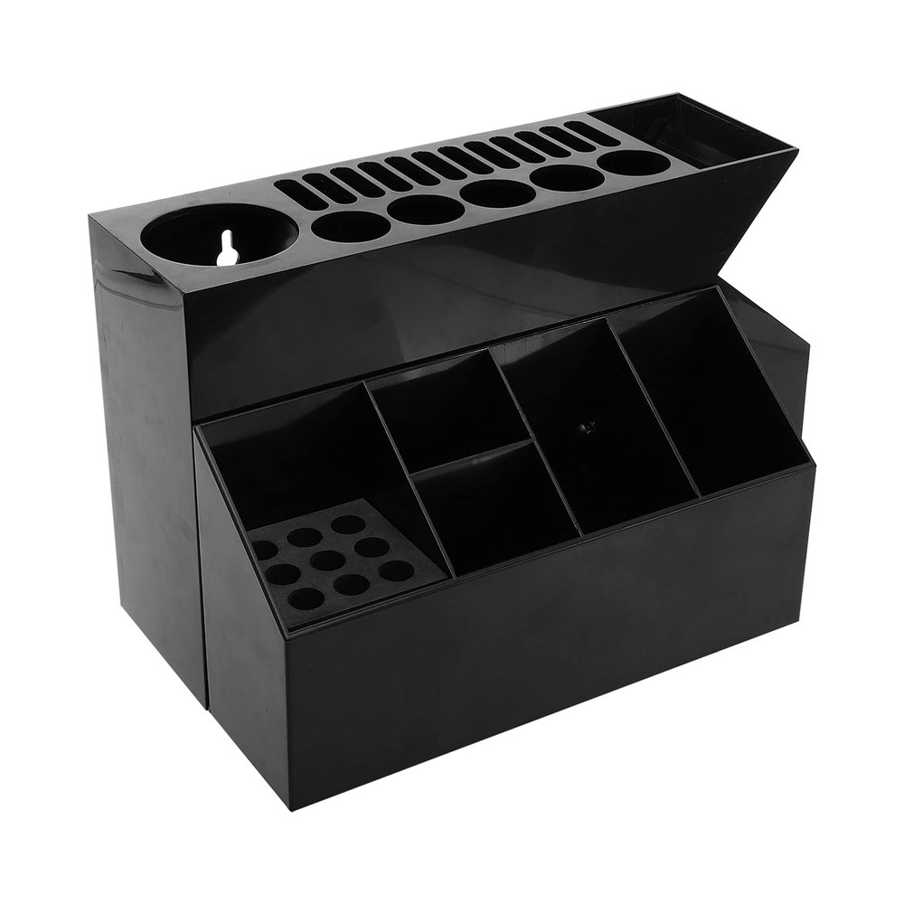 1pc Scissors Socket Box Hair Dressing Tool Case Barber Tool Comb Storage Case Scissors Container Scissor Rack Hairdressing Tool Organizer Scissors Comb Organizer Scissors Case