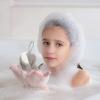 2Pcs Long Bath Loofahs Bath Sponge Pouf Loofahs Stretchable Braided Shower Sponge Ball for view 4