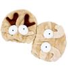 Abcsea 2-Piece Kids Hair Drying Towel Wraps - Quick Drying Hair Turbans, Caps for Kids - Elk and Sheep view 1