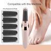 5 Pack Black Coarse Replacement Roller Refills Compatible with Finishing Touch Flawless Pedi Electric Tool File Include a Cleaning Brush view 2