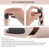 10 Pcs Replacement Roller Refills Compatible with Finishing Touch Flawless Pedi Electric Tool File Include a Cleaning Brush view 4