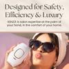 Kenzzi IPL Hair Removal Handset for Women & Men: Pain-Free & Long-lasting Solution for Body & Face Hair Removal, An Alternative to Salon Laser Hair Removal Treatments, Permanent Results view 2