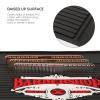 Black Barber Station Mat, Segbeauty 17.711.8 inch Barber Tool Mat, Flexible PVC Nonslip Material for Salon Styling Station Work Station Salon Tools Barber Shop Demand view 3