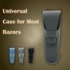 2Pack Silicone Razor Case, JCSMARTEC Rubber Safety Travel Shaver Cover Bag Protector, Portable Waterproof Razor Carrying Case (2-PACK) view 2