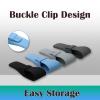 2Pack Silicone Razor Case, JCSMARTEC Rubber Safety Travel Shaver Cover Bag Protector, Portable Waterproof Razor Carrying Case (2-PACK) view 3
