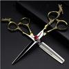 Hair cutting shears Hairdressing Scissors Set, 6 Inches, Stainless Steel, Non-slip, Wear-resistant, Barber Scissors, Multi-purpose Scissors For Senior Hairdressing Salon BY KKZY view 1