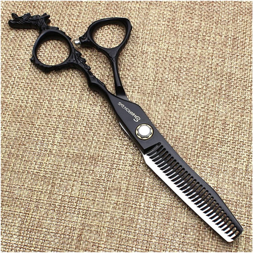 Hair cutting shears Hairdressing Scissors Set, 6 Inches, Stainless Steel, Non-slip, Wear-resistant, Barber Scissors, Multi-purpose Scissors For Senior Hairdressing Salon BY KKZY