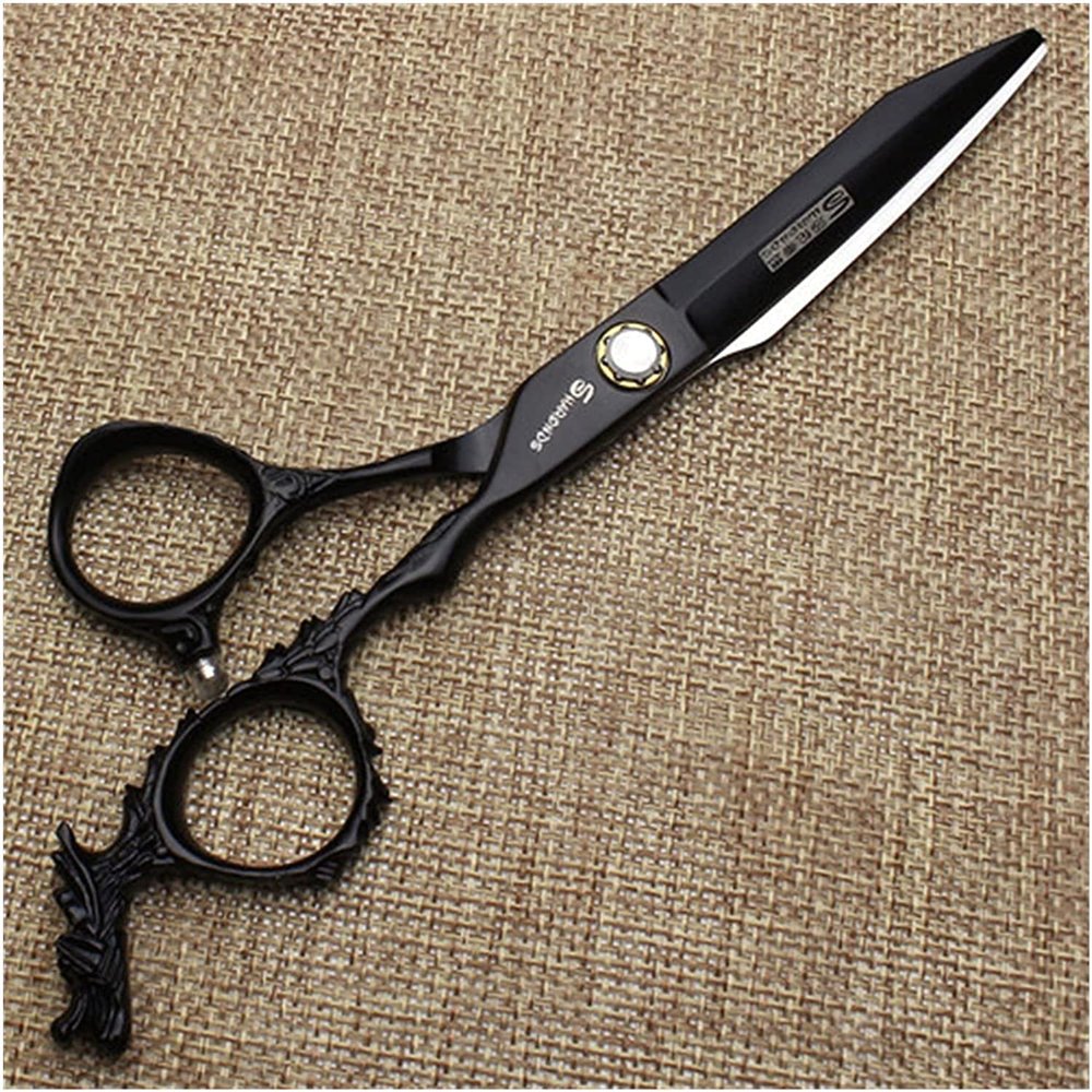 Hair cutting shears Hairdressing Scissors Set, 6 Inches, Stainless Steel, Non-slip, Wear-resistant, Barber Scissors, Multi-purpose Scissors For Senior Hairdressing Salon BY KKZY