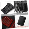 Beaupretty 1set Manicure Beauty Kit Tools for Eyebrows Nails and Ear Hair Ergonomic Design Travel Case Included Resistant view 4