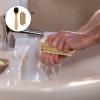 2pcs Double Sided Hand Washing Brush Pedicure Dust Brush Toe Nail Brush Oil for Face Finger Washing Brush Manicure Brush Facial Manicure Tools Natural Bristle view 3