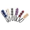 6pcs Hair Dryer Flower Hair Bun Maker Hair Accessory Flower Headdress Hairstyle Bun Maker Donut Ponytail Stick Girls Headdress Floral Hair Bun Maker Hair Bun Ribbon Women Headdress view 1