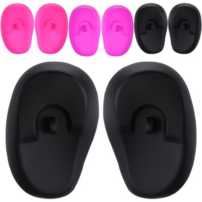 4 Pairs Earmuffs Hair Dyeing Ear Covers Tender Ear Covers Ear Protective Sleeves Ear Protection Tools Hairdressing Special Hairdressing Ear Covers Hair Dye Accessories