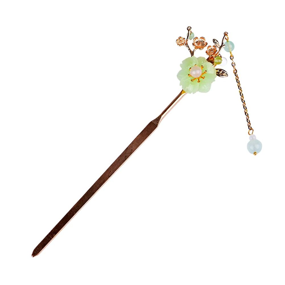 Beaupretty Chinese Hair Pin Hairpin Headdress Tassel Hair Bun Stick for Women Girls Fashion Accessory