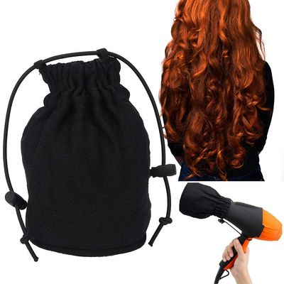 Hair Dryer Diffuser, Professional Cloth Hair Dryer Diffuser Fits Most Every Size Blow, Foldable Canvass Hair Blower Diffuser Cover for Curly & Wavy Hair Travel Blower Accessories
