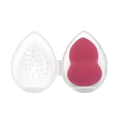 GUIPAIHAI Puff Drying Holder Easy to Carry Sponge Display Storage Cosmetic Puff Holder Egg Shape Box Makeup Accessories
