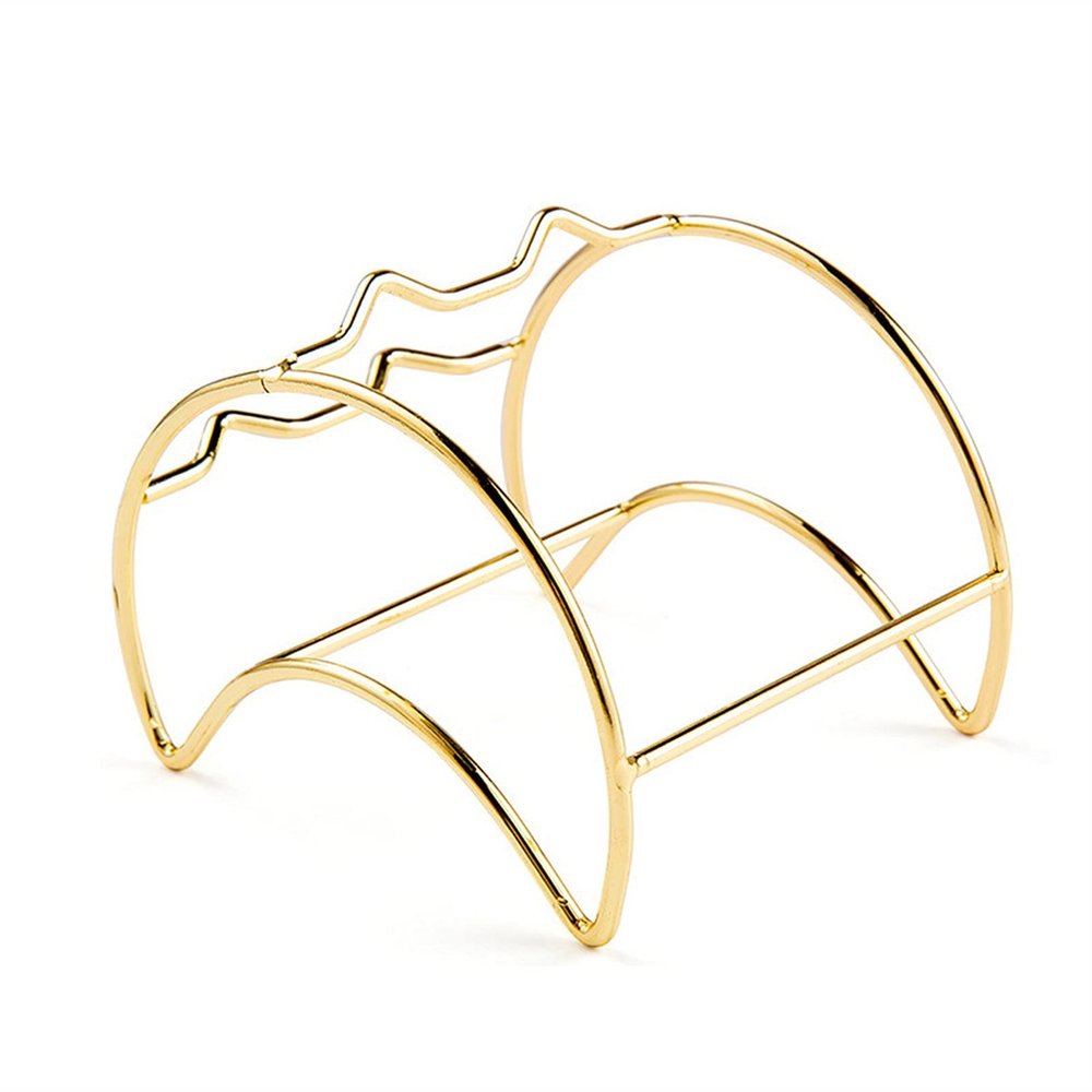 GUIPAIHAI Powder Puff Storage Rack Sponge Display Stand Holder Metal Drying Rack Makeup Egg Bracket Puff Shelf (Color : Gold D)