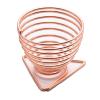 GUIPAIHAI 1pc Sponge Egg Display Stand Cosmetic Puff Holder Rack Metallic Makeup Puff Dryer Powder Puff Storage Shelf (Color : Rose Gold) view 1