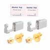 2Pcs Disposable Sterile Unit Ear Nose Stud Piercing Gun Piercer Tool Machine (4mm 242 Gold Star Clear CZ) view 1