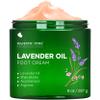 Majestic Pure Lavender Oil Foot Cream, Warming Cream - Calluses, Dry Cracked Feet, Hands, Heels, Elbow, Nails, and Knees - Softens & Moisturizes Skin - 8 oz view 1