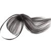 Thin 3D Air Bangs Clip in Bangs Human Hair Straight Neat Bangs Clip in Hair Extensions Remy Hair Hand-made Bangs Fringe One Piece Hairpieces Fake Bangs(Natural Black) view 4
