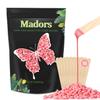 Hard Wax Beads for Hair Removal - Madors 1lb/16oz Wax Beans Kit with 10 Wax applicator Sticks for for Full Body for Wax Melt Warmer view 1