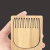 Beaupretty 1pc Beard Comb Face Care Brush for Men Portable Natural Bristle Grooming Tool for Beard Types for Travel Father Day and Valentine Day view 2
