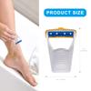 50Pcs Portable Disposable Razors, Skin Blade Razors, Individually Packaged Dry/Wet with Protection Cap, Stainless Steel Single Blade Hair Removal Prep Blade Razors for Women Men for Home&Summer Travel view 4