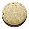 ANNA SUI Loose Face Powder, Mini Compact Only, Refill Sold Separately, With Puff and Lid decorated with Anna Sui's icon Butterfly Motif, 01 Gold view 1