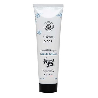 Maison du Savon de Marseille - Goats Milk Foot Cream with Shea Butter and Argan Oil - Moisturising for Dry Feet - 5.2 Fl Oz