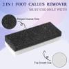 2 in 1 Pumice Stone for Feet,6 Pack Foot Scrubber & Callus Remover, Stone Scrubber for Hard Skin,Foot Pumice,Dead Skin Remover for Feet, Heels, Hands and Body view 4