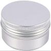 10 PCS 1.7oz/3.4oz Aluminum Tin Jars,Mini Screw Top Metal Cans Round Cosmetic Sample Jar with Lids Cosmetic Containers for Lip Balm,Cosmetic,Candy,Jewelry,Tea,DIY Crafts (100/3.4oz) view 4