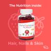 Dr. T Hair, Nails & Skin Gummies for Women  with Biotin, Vitamins E & C  Beauty Vitamin for Nail Strength, Hair Thickness & Skin Elasticity  Strawberry Flavor, 60 Count (1 Pack) view 3