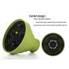 Hair Dryer Diffuser, Universal Hair Dryer Diffuser, Professional Blow Dryer Diffuser, Portable Travel Folding Hair Blow Dryer Diffuser Attachment for Thick Hair(Green) view 2