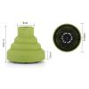 Hair Dryer Diffuser, Universal Hair Dryer Diffuser, Professional Blow Dryer Diffuser, Portable Travel Folding Hair Blow Dryer Diffuser Attachment for Thick Hair(Green) view 4