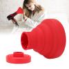 Hair Dryer Diffuser, Universal Hair Dryer Diffuser, Professional Blow Dryer Diffuser Portable Travel Folding Hair Blow Dryer Diffuser Attachment for Thick Hair(red) view 2