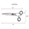 Cricket Centrix Vortex V2 Revolving Thumb 6.5" Shear Professional Stylist Hair Cutting Scissor Japanese Stainless Steel Left/Right Handed Includes A Bag with Accessories view 4