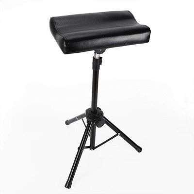 Tattoo Tripod Stand, Heavy Duty Tattoo Armrest Tripod Stand Foldable Leather Sponge Pad Tattoo Arm Leg Rest Cushion Stand Holder with 75-100cm Adjustable Height for Beauty Salon Tattoo Studio