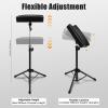 Tattoo Tripod Stand, Heavy Duty Tattoo Armrest Tripod Stand Foldable Leather Sponge Pad Tattoo Arm Leg Rest Cushion Stand Holder with 75-100cm Adjustable Height for Beauty Salon Tattoo Studio view 3