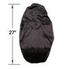 greatremy 2PCS Silky Satin Hair Bonnet Long Bonnet for Women Dreadlocks,Braids,Locs,Curly,Long Hair Cap for Sleeping Black Breathable Sleep Cap view 4