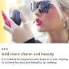 Beaupretty 100pcs Disposable Lip Brush Applicators for Makeup Portable Lipstick Wands Soft Bristles for Home and Professional Use view 2