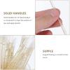 Beaupretty 100pcs Disposable Lip Brush Applicators for Makeup Portable Lipstick Wands Soft Bristles for Home and Professional Use view 4