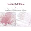 100pcs Lip Brush Lipstick Gloss Silicone Lip Scrubber Disposable Eyeshadow Applicator Disposable Makeup Applicator Make up Kit Luster Pink Flocking Brush Head Soft Fur view 4