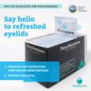 TearRestore Tea Tree HylaWipe Eyelid Wipes - 30 Count | Hydrating Eye Lid Cleanser | Blepharitis Treatment for Eyelids | Eye Lid Cleansing Wipes | Eyes Wipe for Dry, Red, Itchy, And Irritated Eyes view 2
