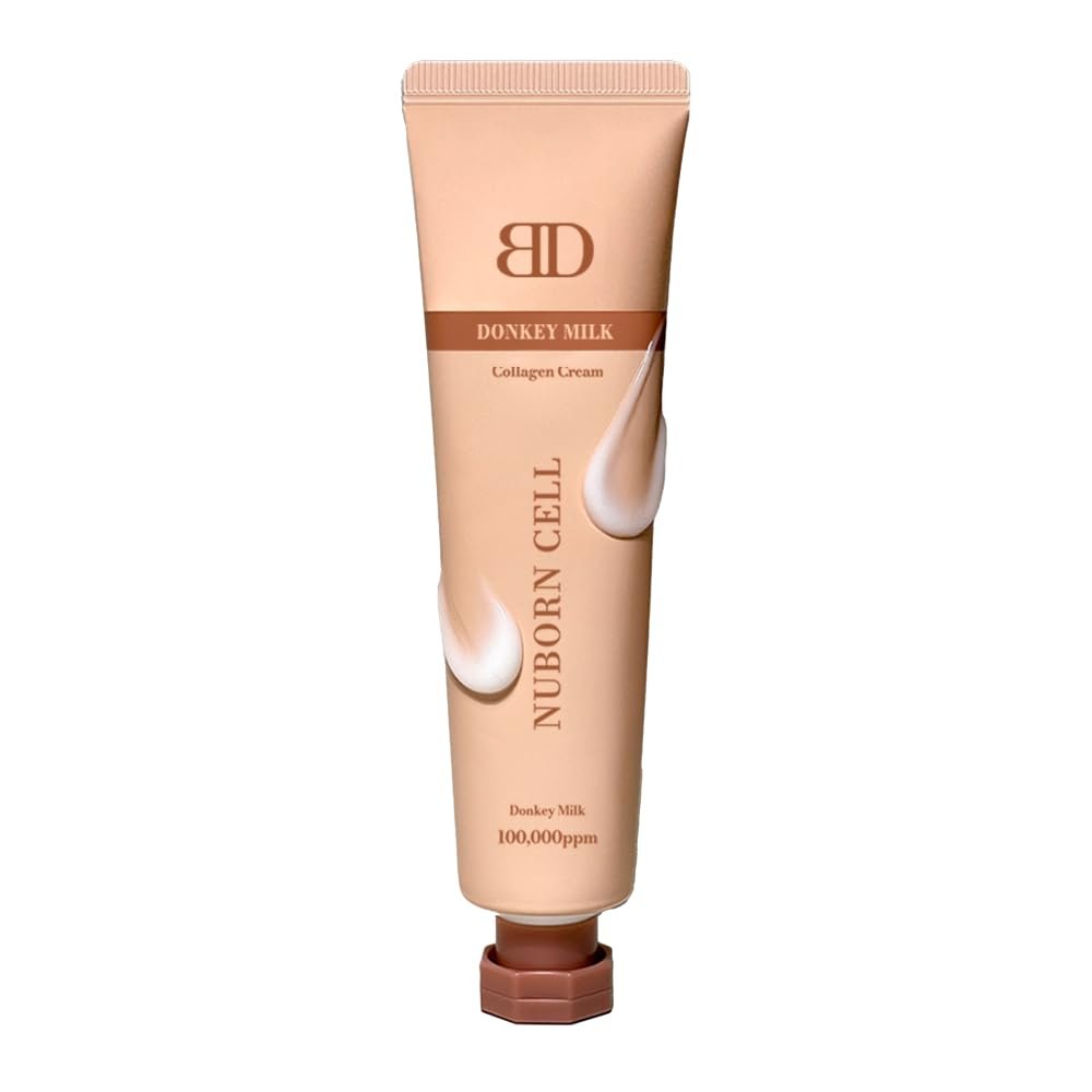 BLANC DUBU Nuborn Cell Donkey Milk Collagen Cream | Instant glow with 10% Donkey Milk | Type 1 Collagen for Visibly Smooth and Dewy Skin | All Skin Types 65ml (2.19 fl oz)