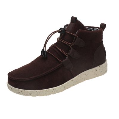 oiangi Women's Sport Shoes Lace-Up Wild Round Toe Retro Flock Solid Color Casual Sneakers Comfortable Casual Walking Shoes