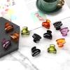 12 Pack Small Hair Clips Hair Claw for Women Thin Fine Short Hair, 1.5 Inch Lolalet Cute Medium Size Jaw Clips Acrylic No Slip Hair Clamps Mini Banana Clips for Girls Kids -Style A view 2