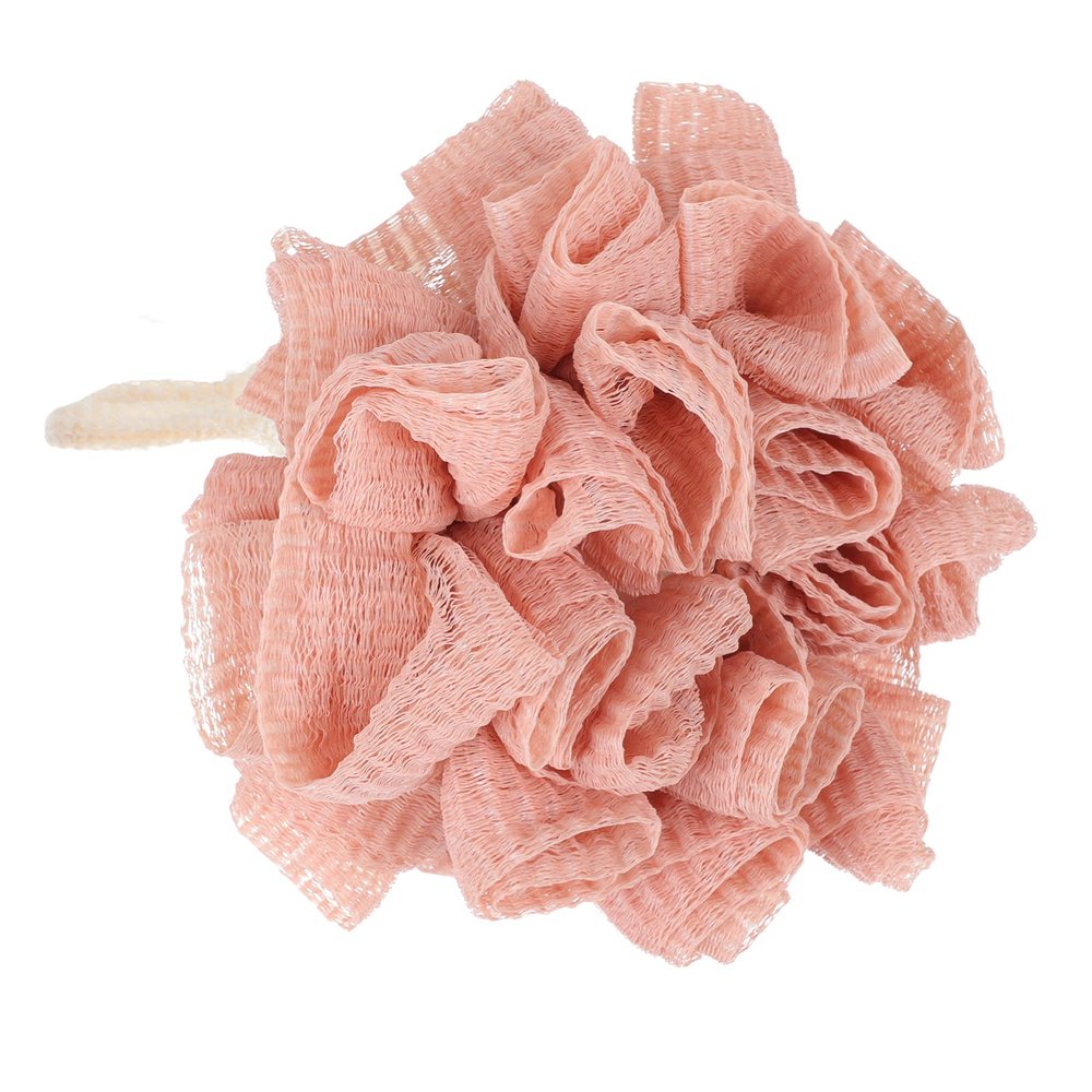 1pc Bath Ball Exfoliating Bath Sponge Home Tools Bath Gloves Mesh Pouf Shower Mermaid Taishower Bath Back Scrubber Loofah Dish Sponge Bathtub Body Bubble Net Pink or
